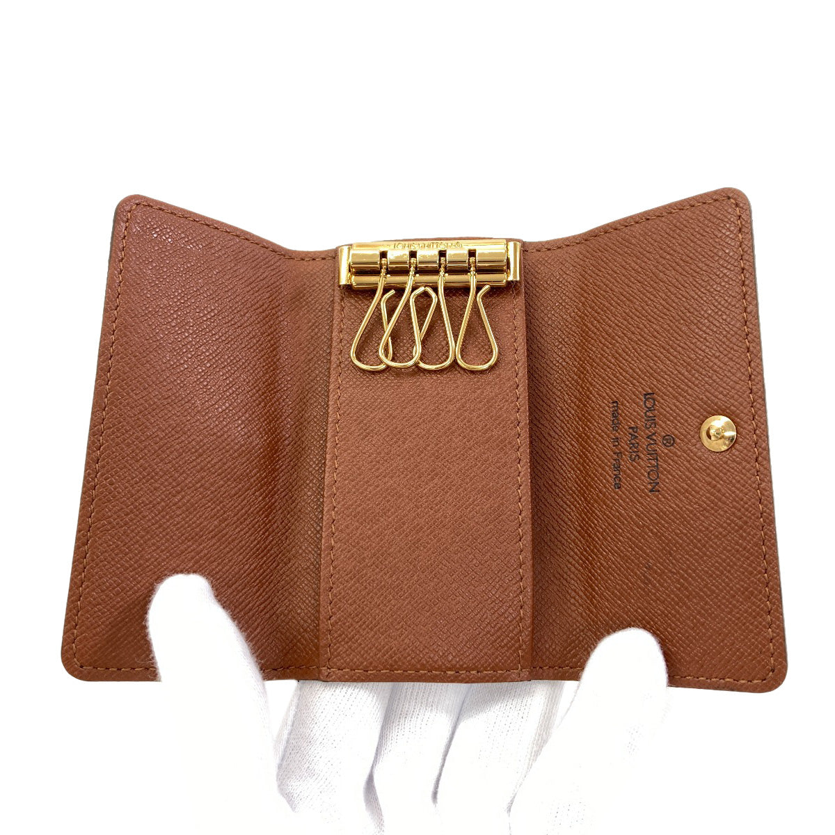 LOUIS VUITTON M62631 Multicles4 key holder Monogram canvas Ladies [Used]