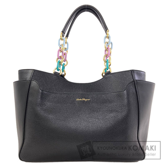 Salvatore Ferragamo Lian Tote Bag Calf Ladies [Used]