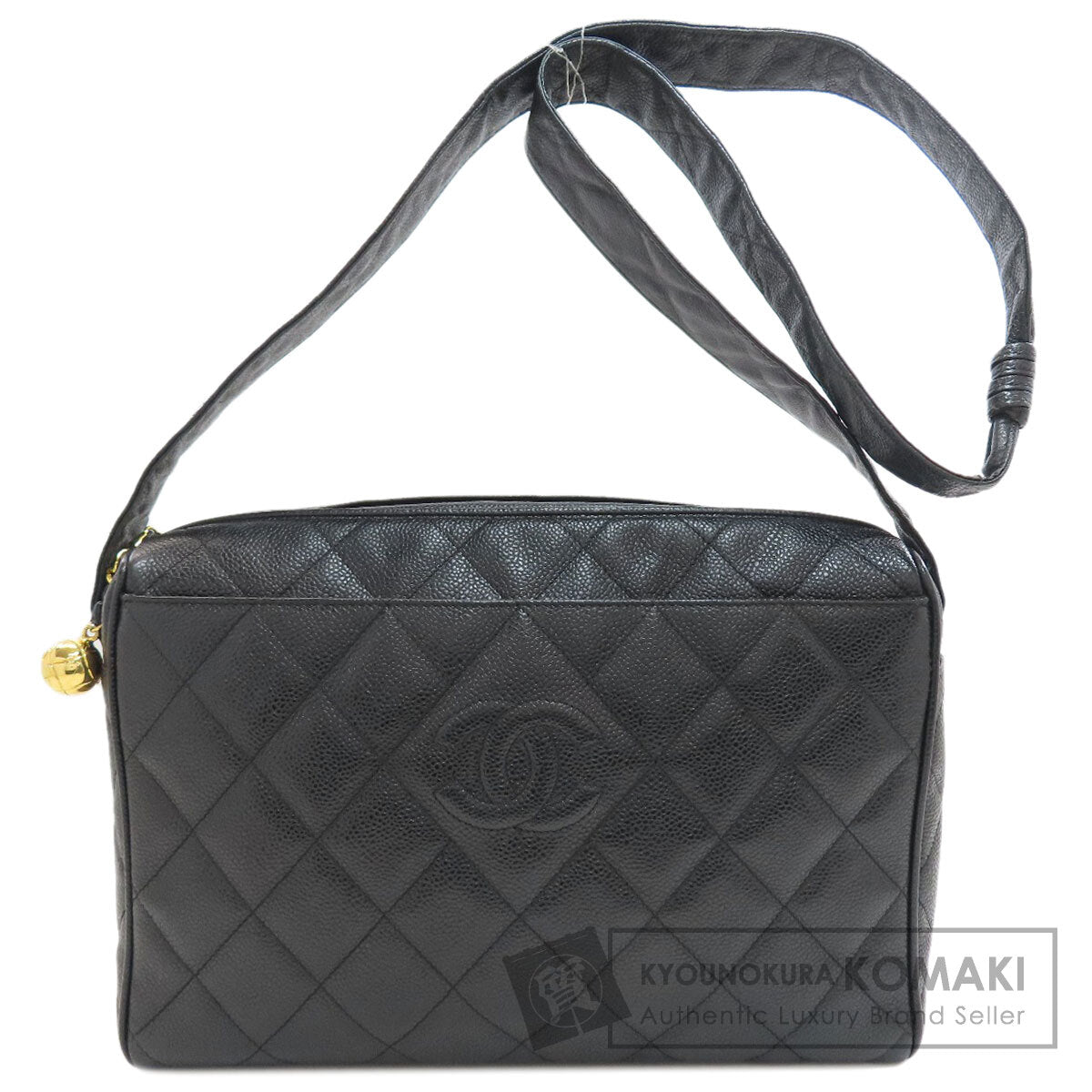 CHANEL Matelasse GoldHardware Shoulder Bag Grained Calfskin Skin Ladies [Used]