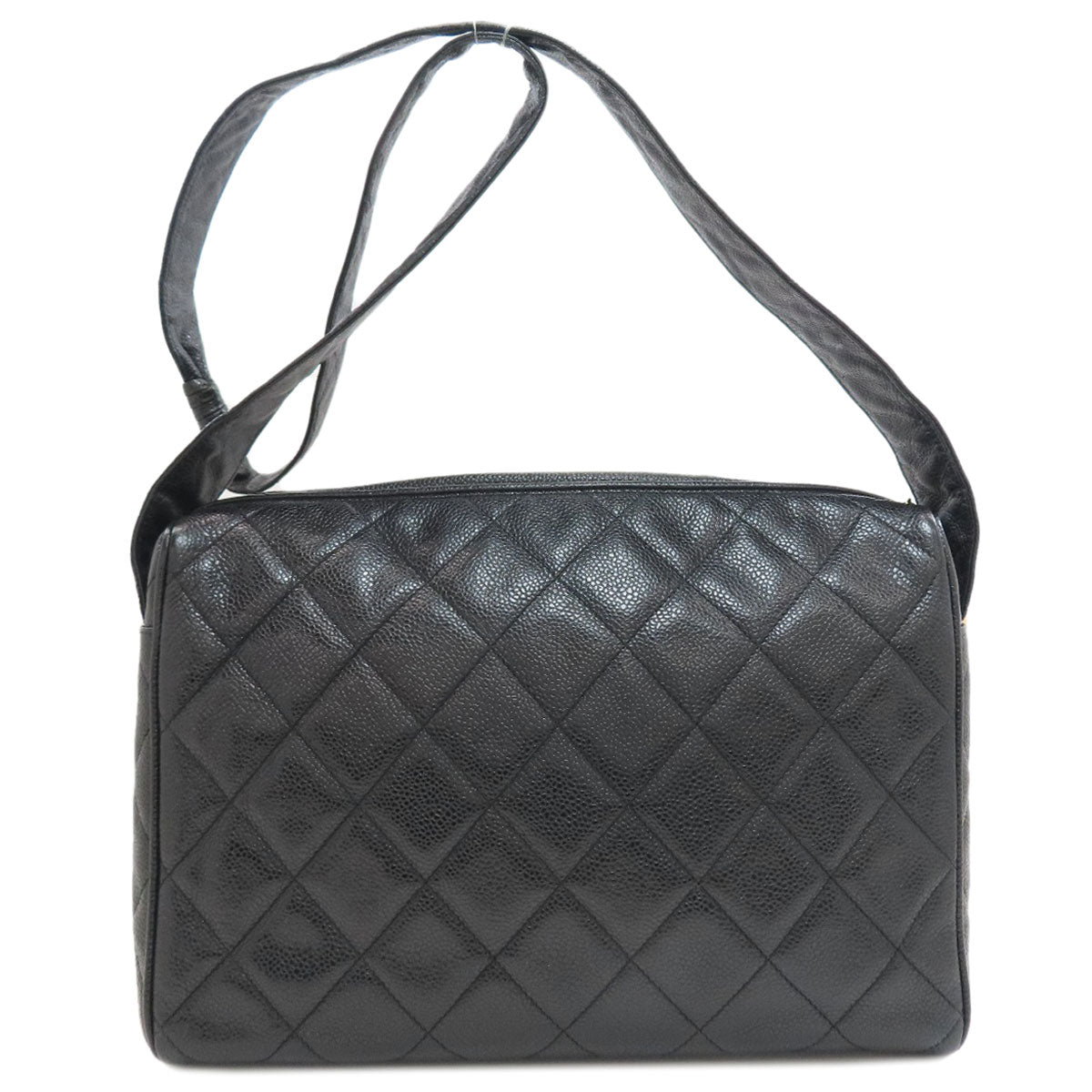CHANEL Matelasse GoldHardware Shoulder Bag Grained Calfskin Skin Ladies [Used]
