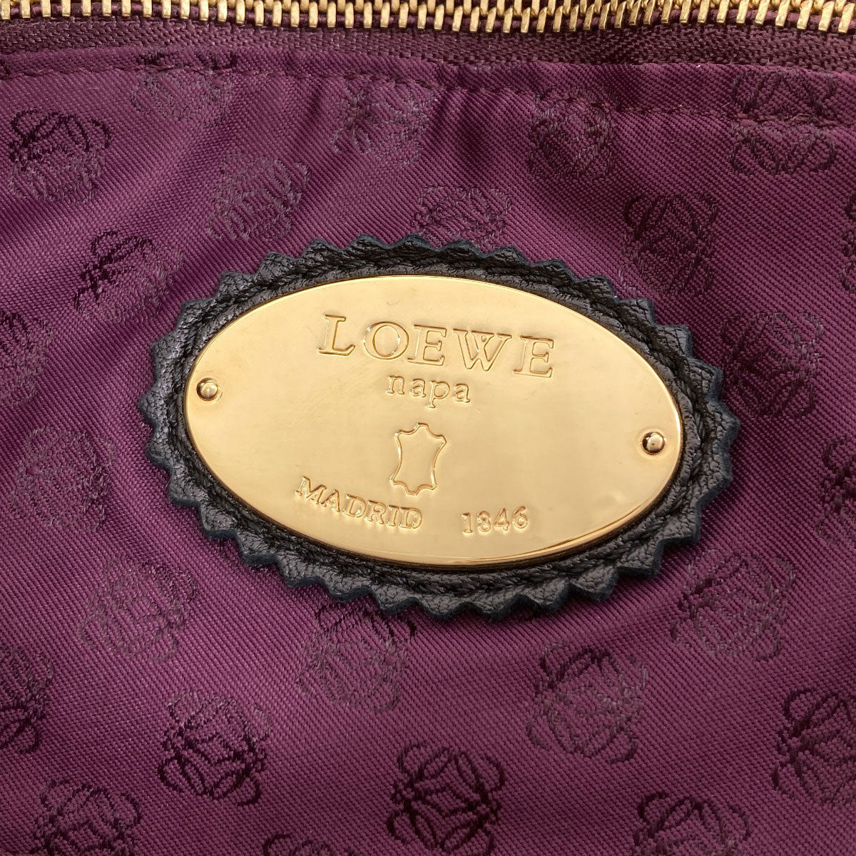 LOEWE Nappa Aire Handbag Lambskin Ladies [Used]