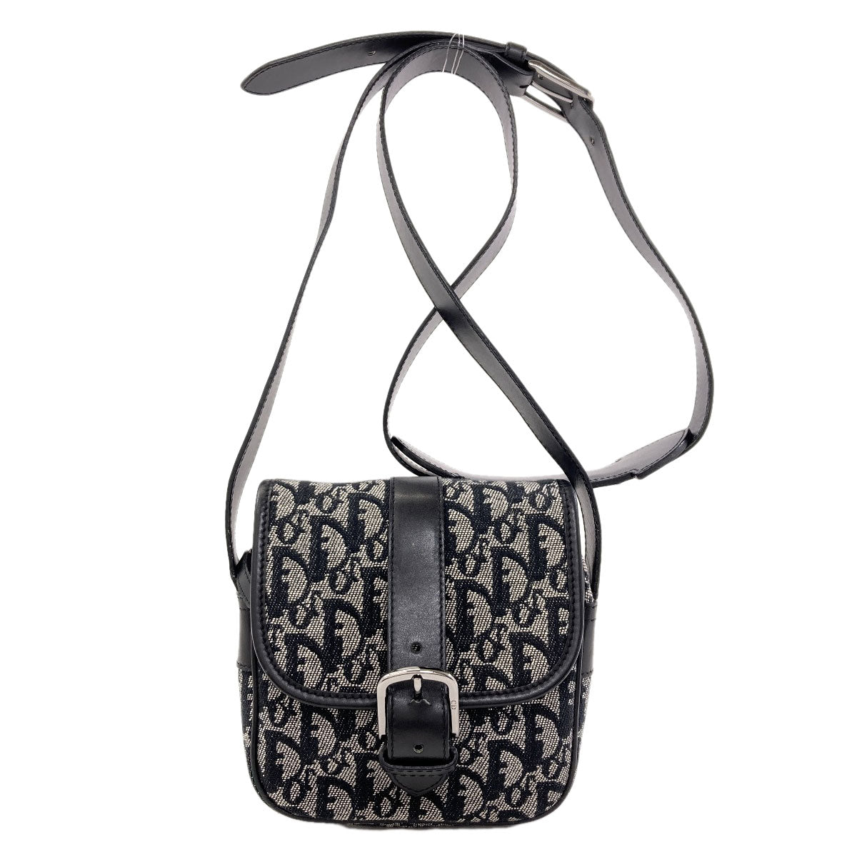 CHRISTIAN DIOR Trotter pattern Shoulder Bag Canvas Ladies [Used]