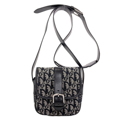CHRISTIAN DIOR Trotter pattern Shoulder Bag Canvas Ladies [Used]