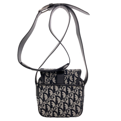CHRISTIAN DIOR Trotter pattern Shoulder Bag Canvas Ladies [Used]