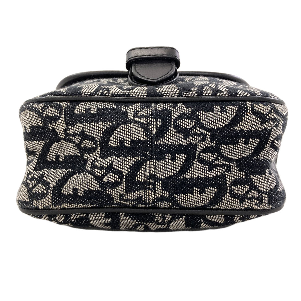CHRISTIAN DIOR Trotter pattern Shoulder Bag Canvas Ladies [Used]