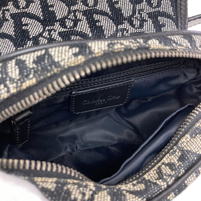 CHRISTIAN DIOR Trotter pattern Shoulder Bag Canvas Ladies [Used]