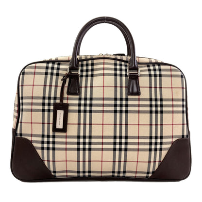 BURBERRY Burberry Check Handbag Nylon LeatherLadies [Used]