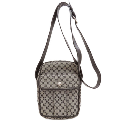 CELINE Macadam Shoulder Bag Canvas LeatherLadies [Used]