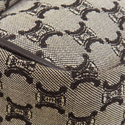 CELINE Macadam Shoulder Bag Canvas LeatherLadies [Used]