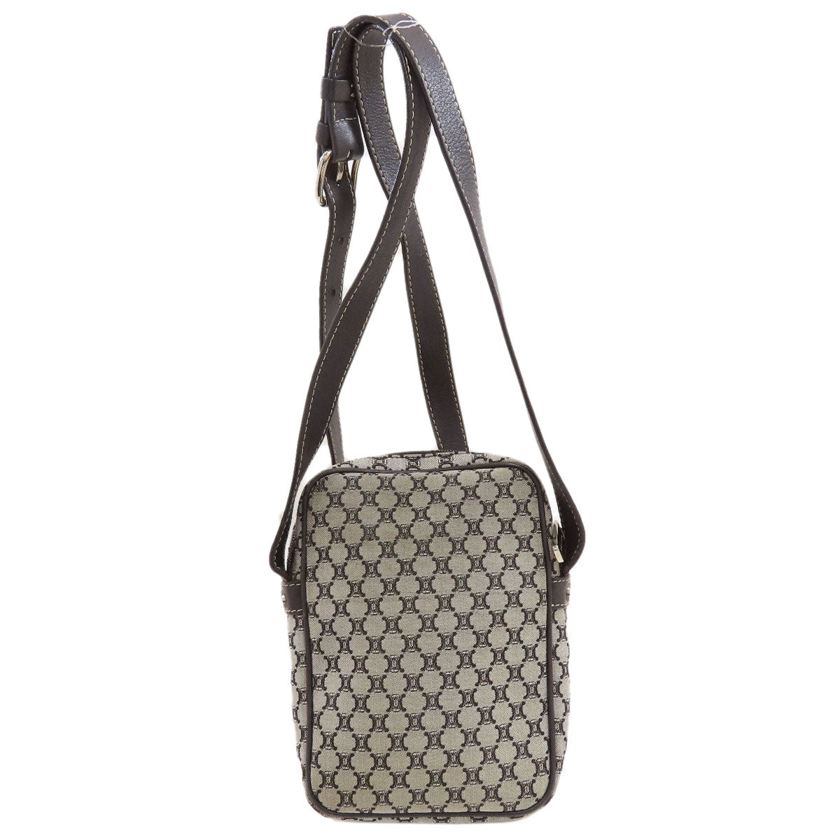 CELINE Macadam Shoulder Bag Canvas LeatherLadies [Used]