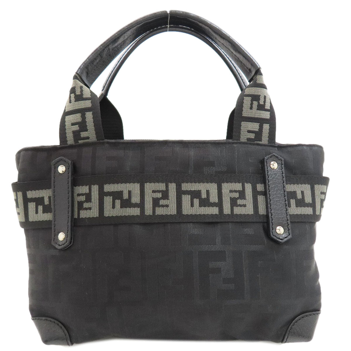 FENDI Zucca pattern Handbag Nylon Ladies [Used]