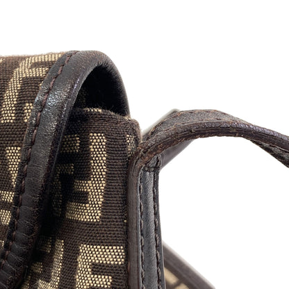 FENDI Zucchino Shoulder Bag Canvas Ladies [Used]