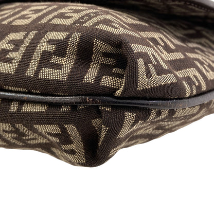 FENDI Zucchino Shoulder Bag Canvas Ladies [Used]