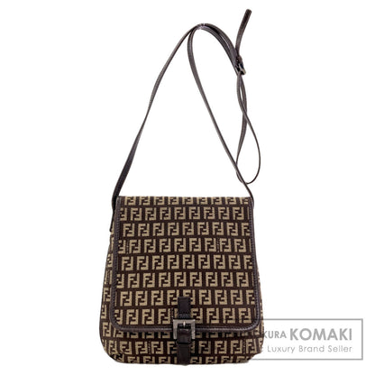 FENDI Zucchino Shoulder Bag Canvas Ladies [Used]