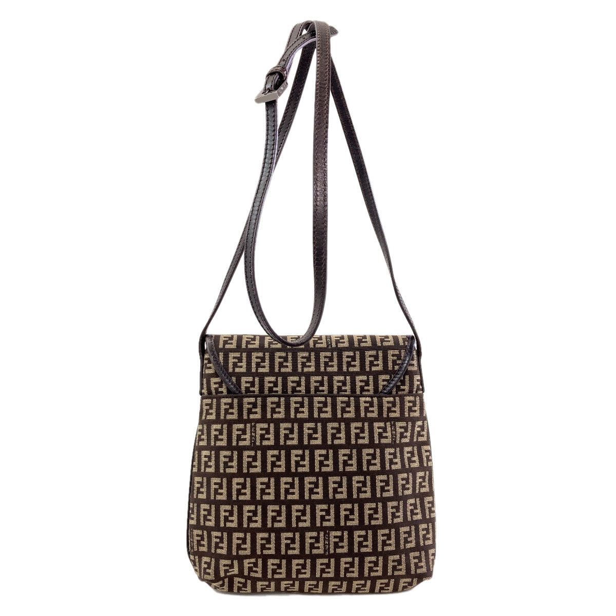 FENDI Zucchino Shoulder Bag Canvas Ladies [Used]