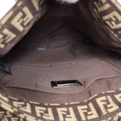FENDI Zucchino Shoulder Bag Canvas Ladies [Used]