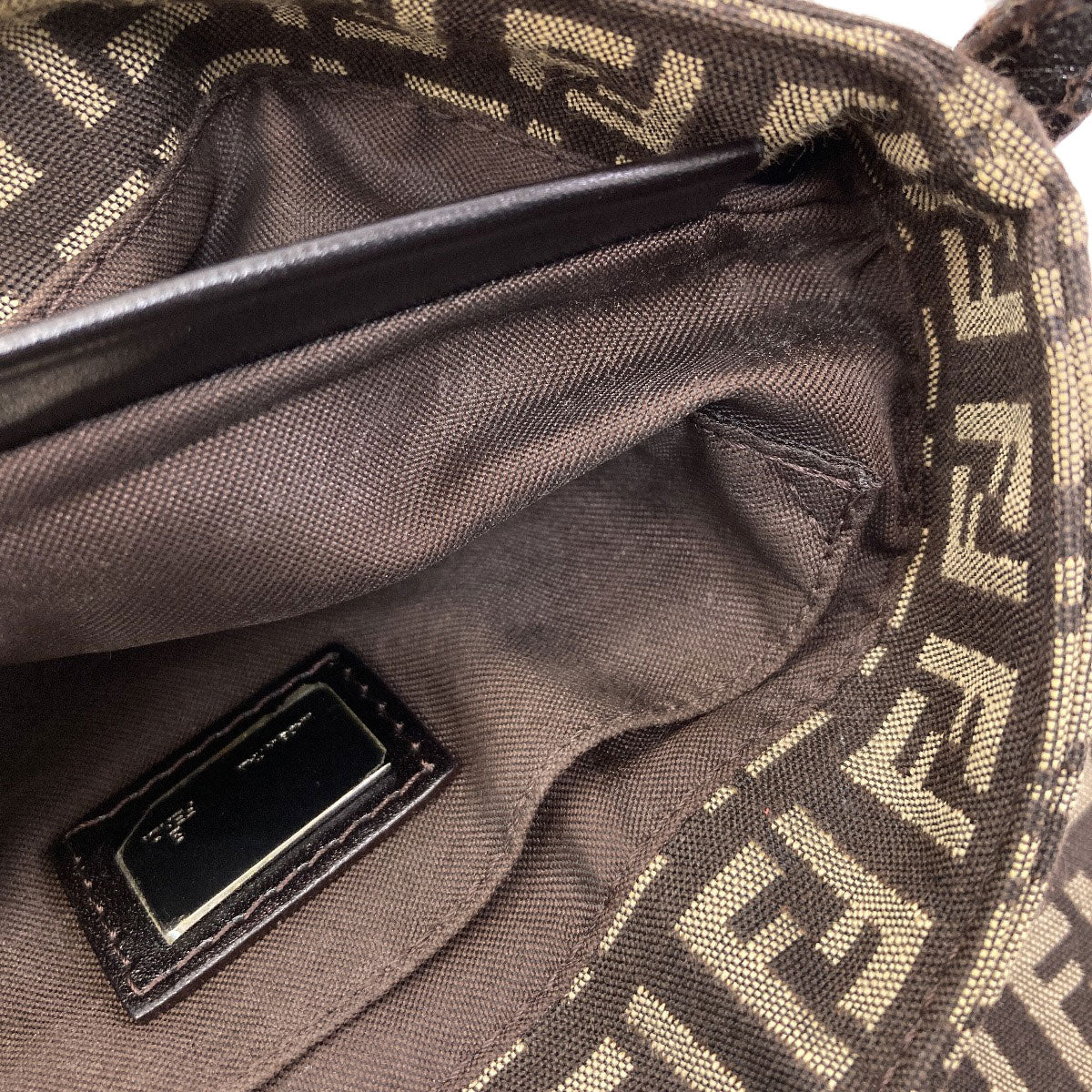 FENDI Zucchino Shoulder Bag Canvas Ladies [Used]