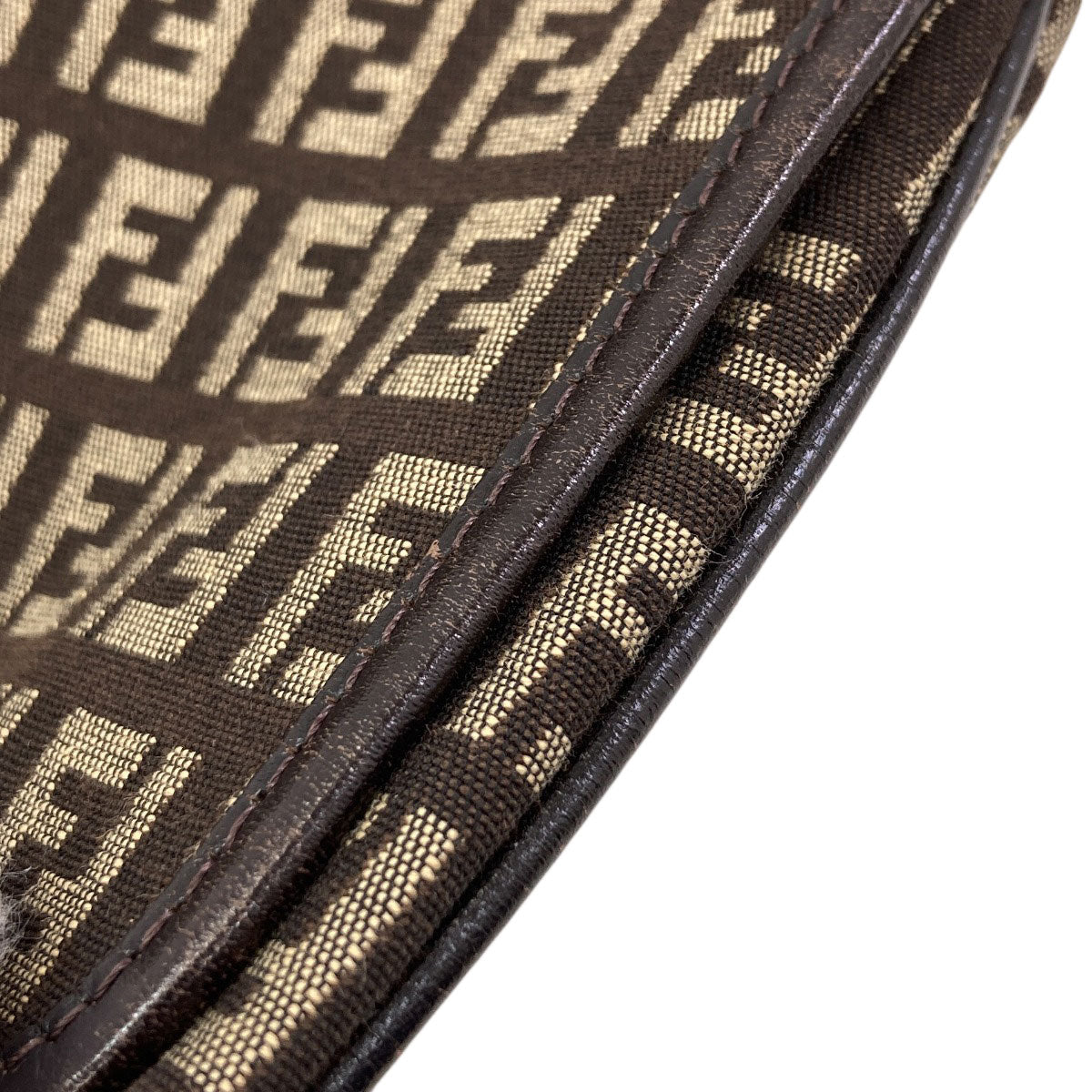 FENDI Zucchino Shoulder Bag Canvas Ladies [Used]