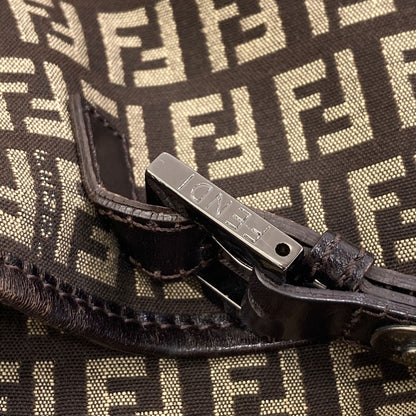 FENDI Zucchino Shoulder Bag Canvas Ladies [Used]