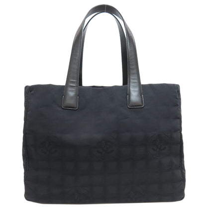 CHANEL New Travel Line MM Tote Bag Nylon jacquard Ladies [Used]