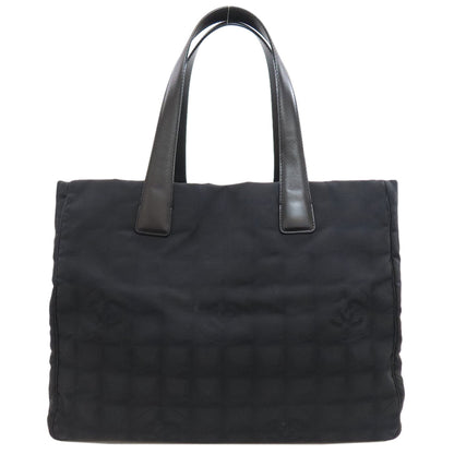 CHANEL New Travel Line MM Tote Bag Nylon jacquard Ladies [Used]