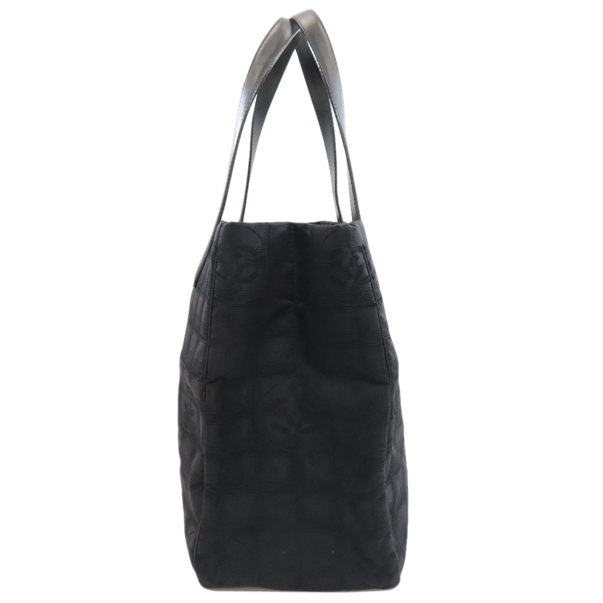 CHANEL New Travel Line MM Tote Bag Nylon jacquard Ladies [Used]