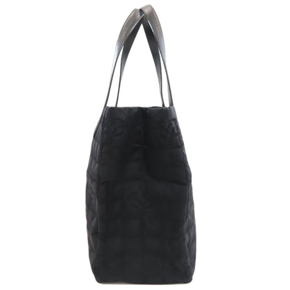 CHANEL New Travel Line MM Tote Bag Nylon jacquard Ladies [Used]