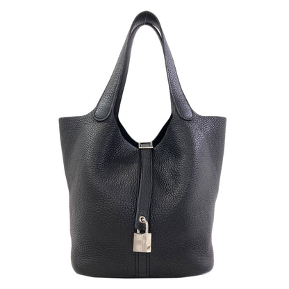 HERMES Picotin Lock MM SilverHardware Handbag Taurillon Clemence Ladies [Used]