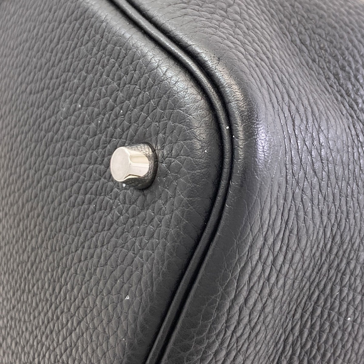 HERMES Picotin Lock MM SilverHardware Handbag Taurillon Clemence Ladies [Used]
