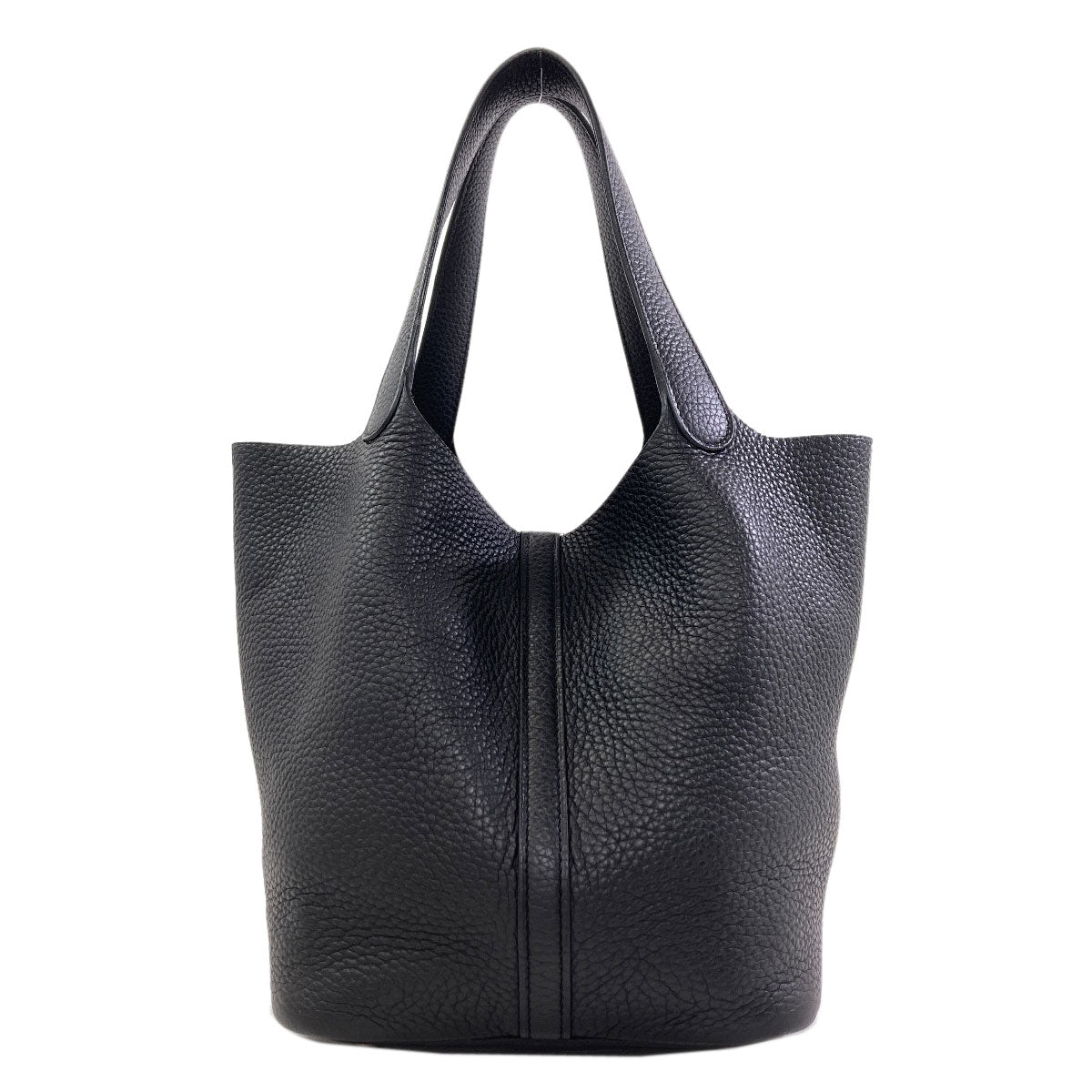 HERMES Picotin Lock MM SilverHardware Handbag Taurillon Clemence Ladies [Used]