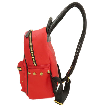 MCM Stark Studs Backpack Â· Daypack Leather Coating canvasLadies [Used]