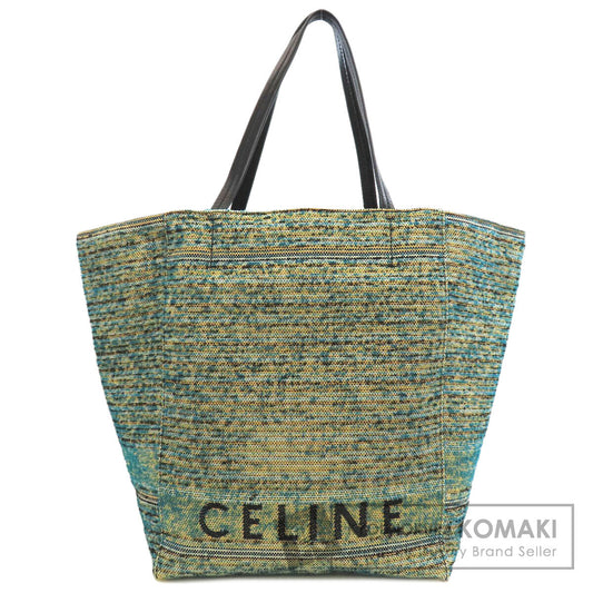 CELINE Cabas Phantom Tweed Tote Bag Canvas Ladies [Used]