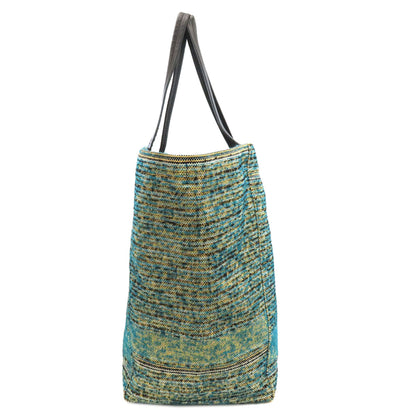CELINE Cabas Phantom Tweed Tote Bag Canvas Ladies [Used]