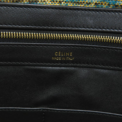 CELINE Cabas Phantom Tweed Tote Bag Canvas Ladies [Used]