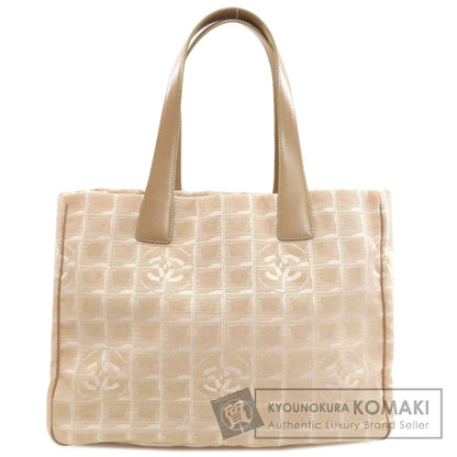 CHANEL New Travel Line MM Tote Bag Nylon jacquard Ladies [Used]