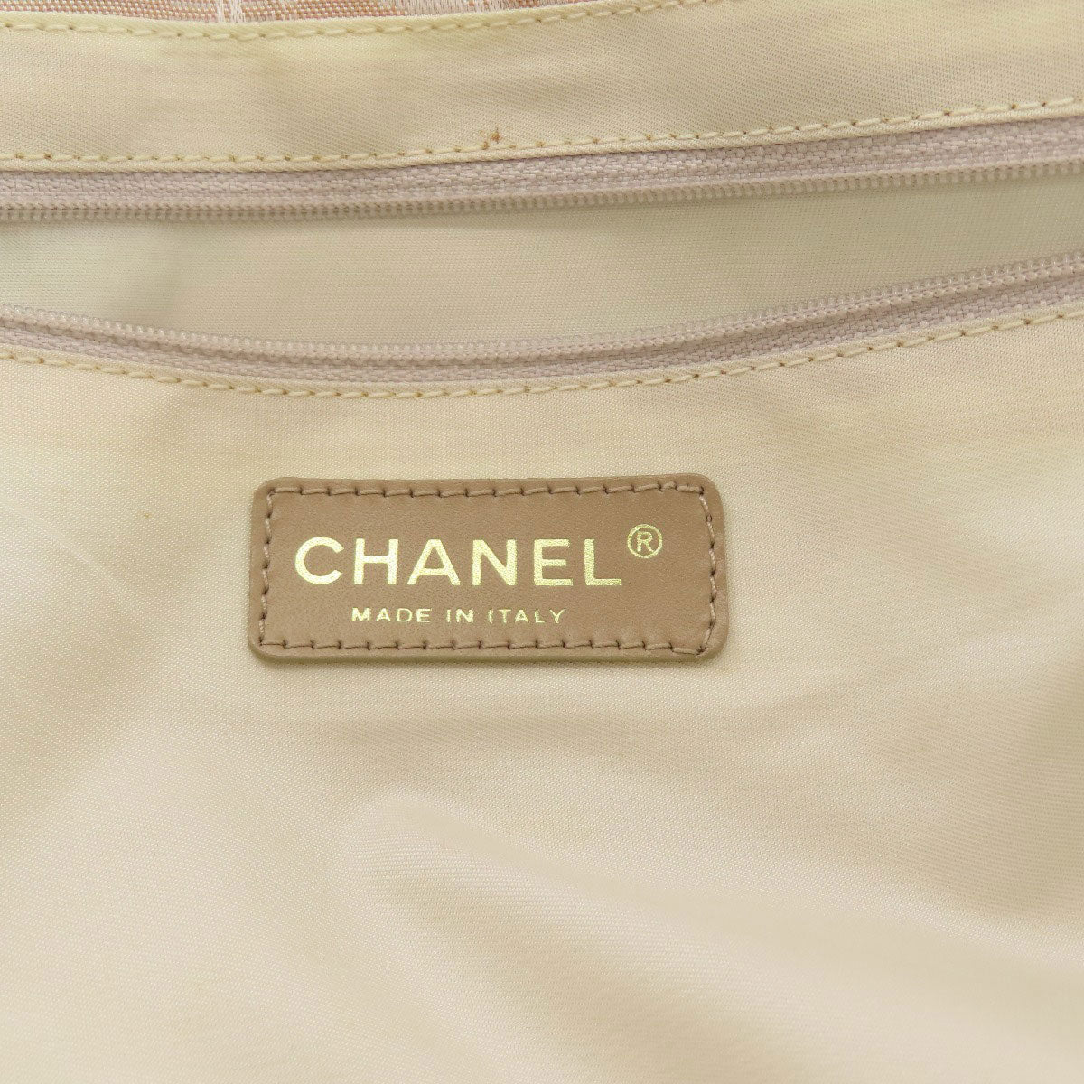 CHANEL New Travel Line MM Tote Bag Nylon jacquard Ladies [Used]