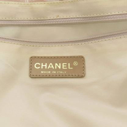 CHANEL New Travel Line MM Tote Bag Nylon jacquard Ladies [Used]