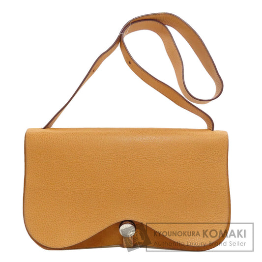 HERMES Sack Colorado SilverHardware Shoulder Bag Tower ash CalfLadies [Used]