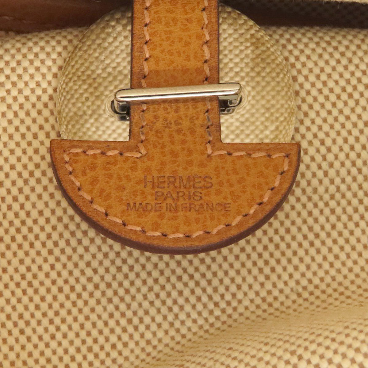 HERMES Sack Colorado SilverHardware Shoulder Bag Tower ash CalfLadies [Used]