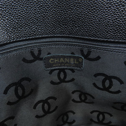 CHANEL COCO Mark GoldHardware Tote Bag Grained Calfskin Skin Ladies [Used]