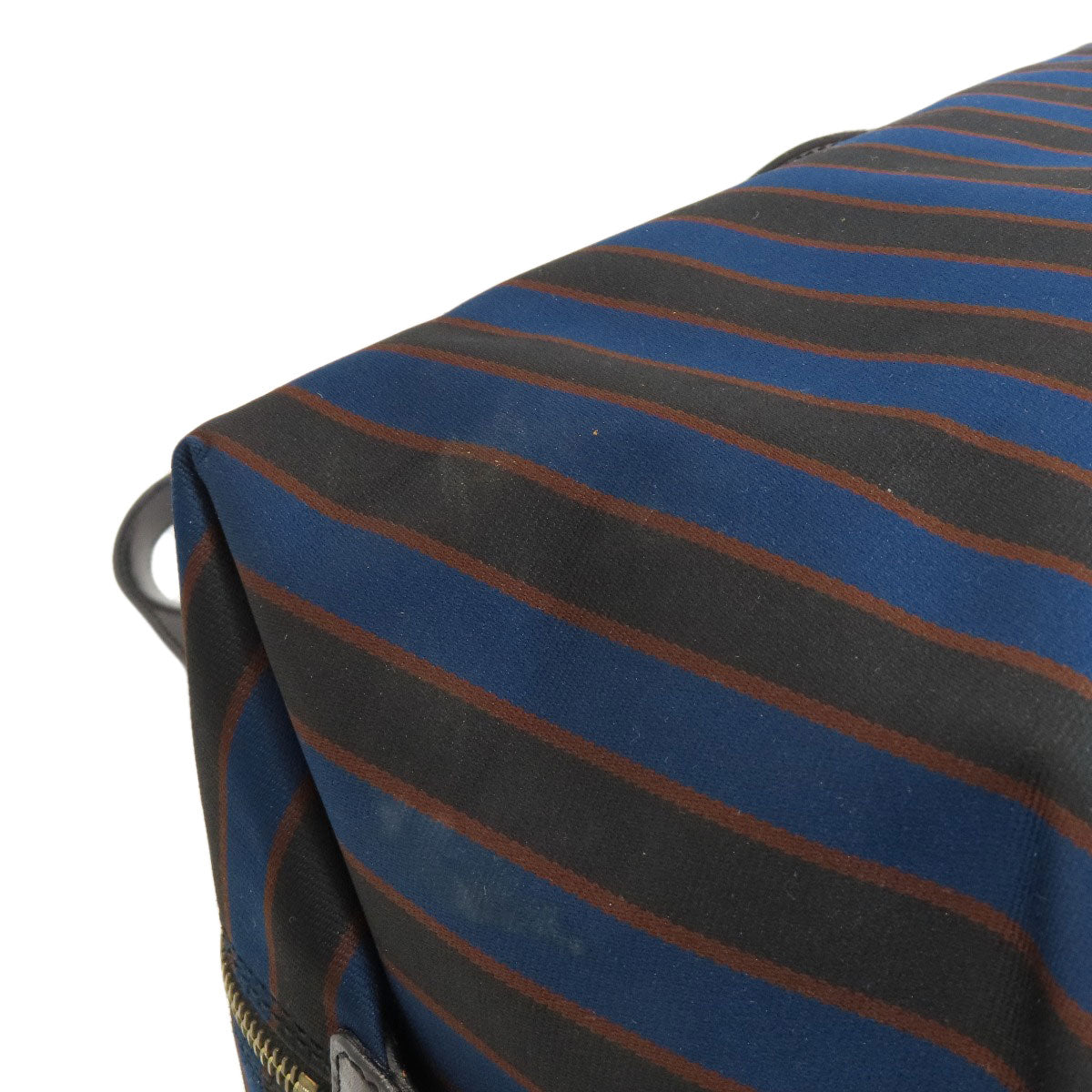 CELINE Stripe Handbag Canvas Ladies [Used]