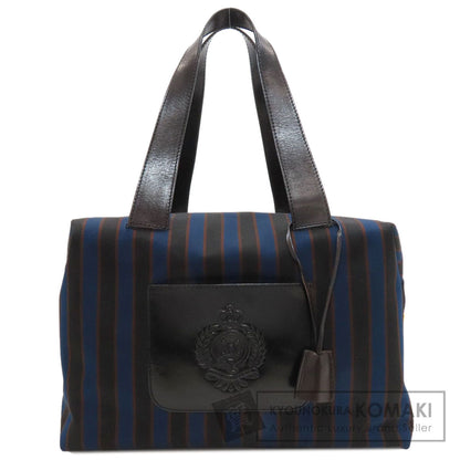 CELINE Stripe Handbag Canvas Ladies [Used]