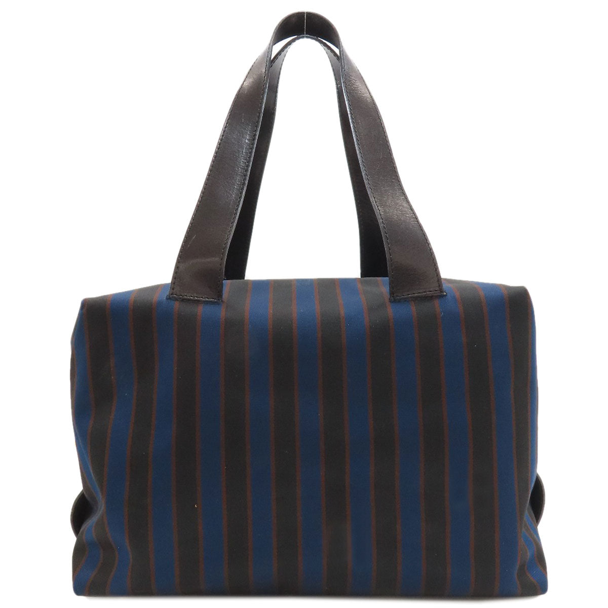 CELINE Stripe Handbag Canvas Ladies [Used]
