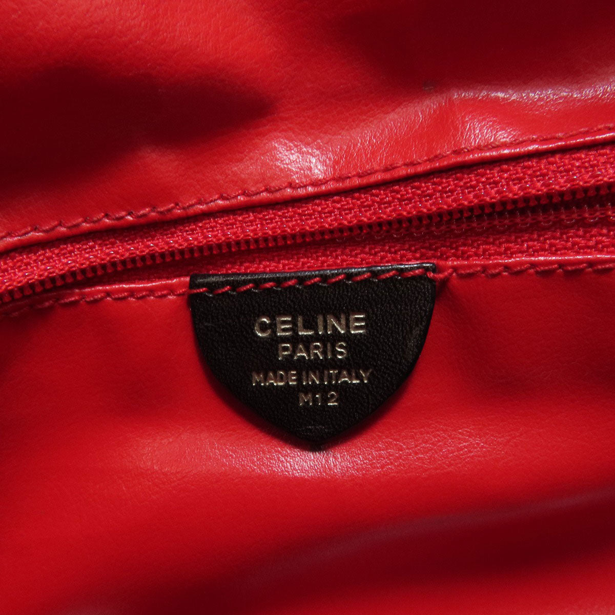 CELINE Stripe Handbag Canvas Ladies [Used]