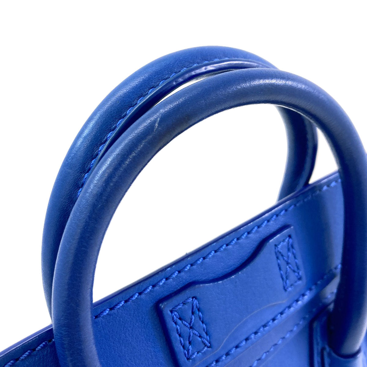 CELINE Luggage nano 2 WAY Handbag Calf Ladies [Used]