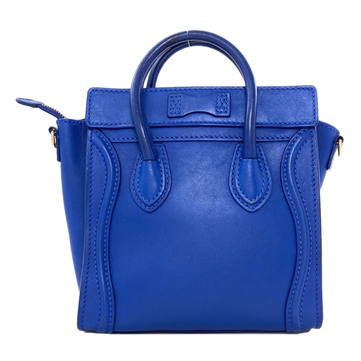 CELINE Luggage nano 2 WAY Handbag Calf Ladies [Used]