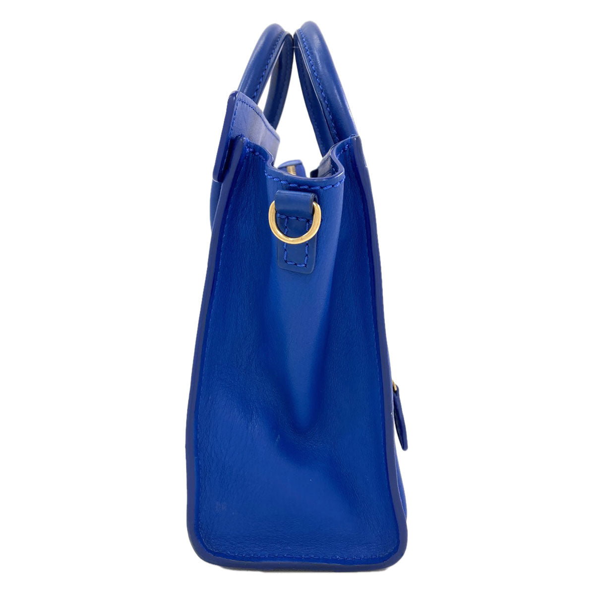 CELINE Luggage nano 2 WAY Handbag Calf Ladies [Used]