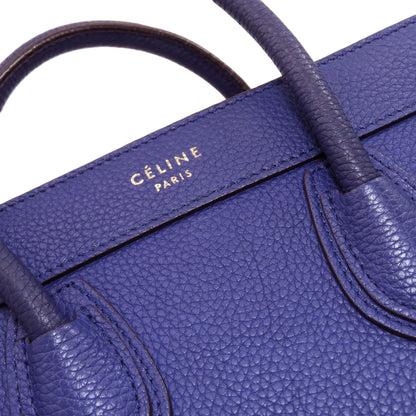 CELINE Luggage nano 2 WAY Handbag Calf Ladies [Used]