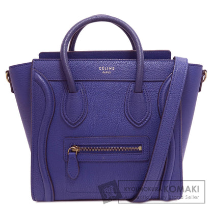 CELINE Luggage nano 2 WAY Handbag Calf Ladies [Used]