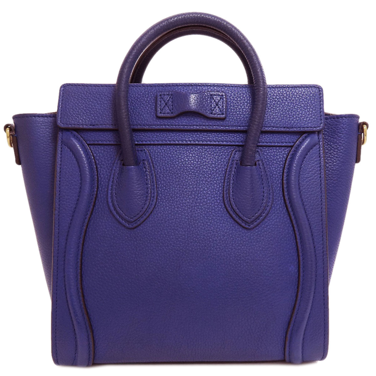 CELINE Luggage nano 2 WAY Handbag Calf Ladies [Used]